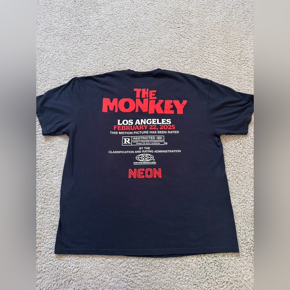 Osgood Perkins The Monkey Los Angeles Pop Up Exclusive Horror Movie T-Shirt